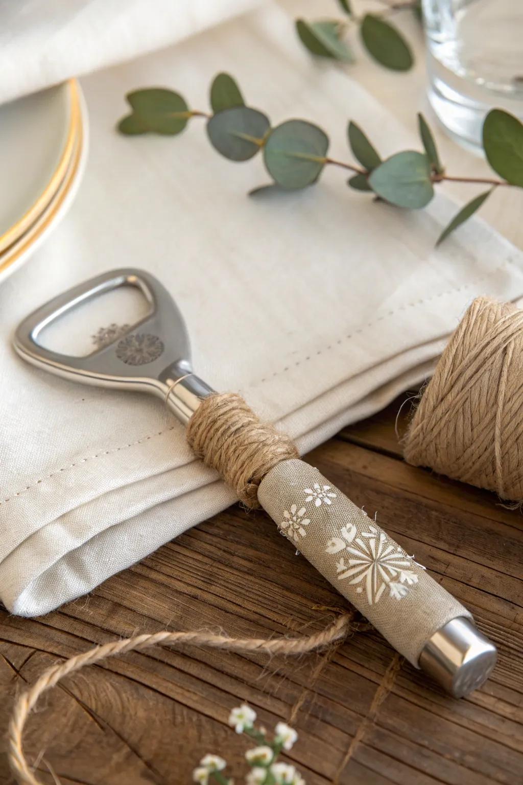Elevate your quince party with these elegant and personalized bottle openers, where simplicity meets craftsmanship.