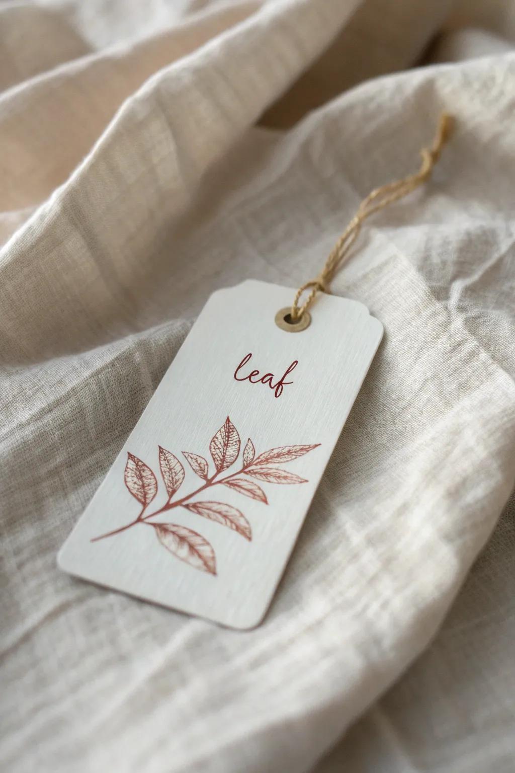 Elevate your gifts with artisanal screen-printed tags that blend minimalist beauty with a personal touch.