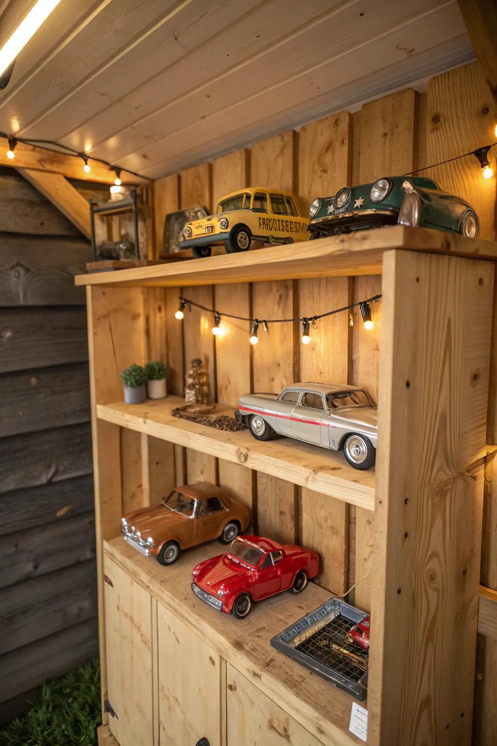 Showcase your passion with style: A meticulously crafted display for your cherished collections.