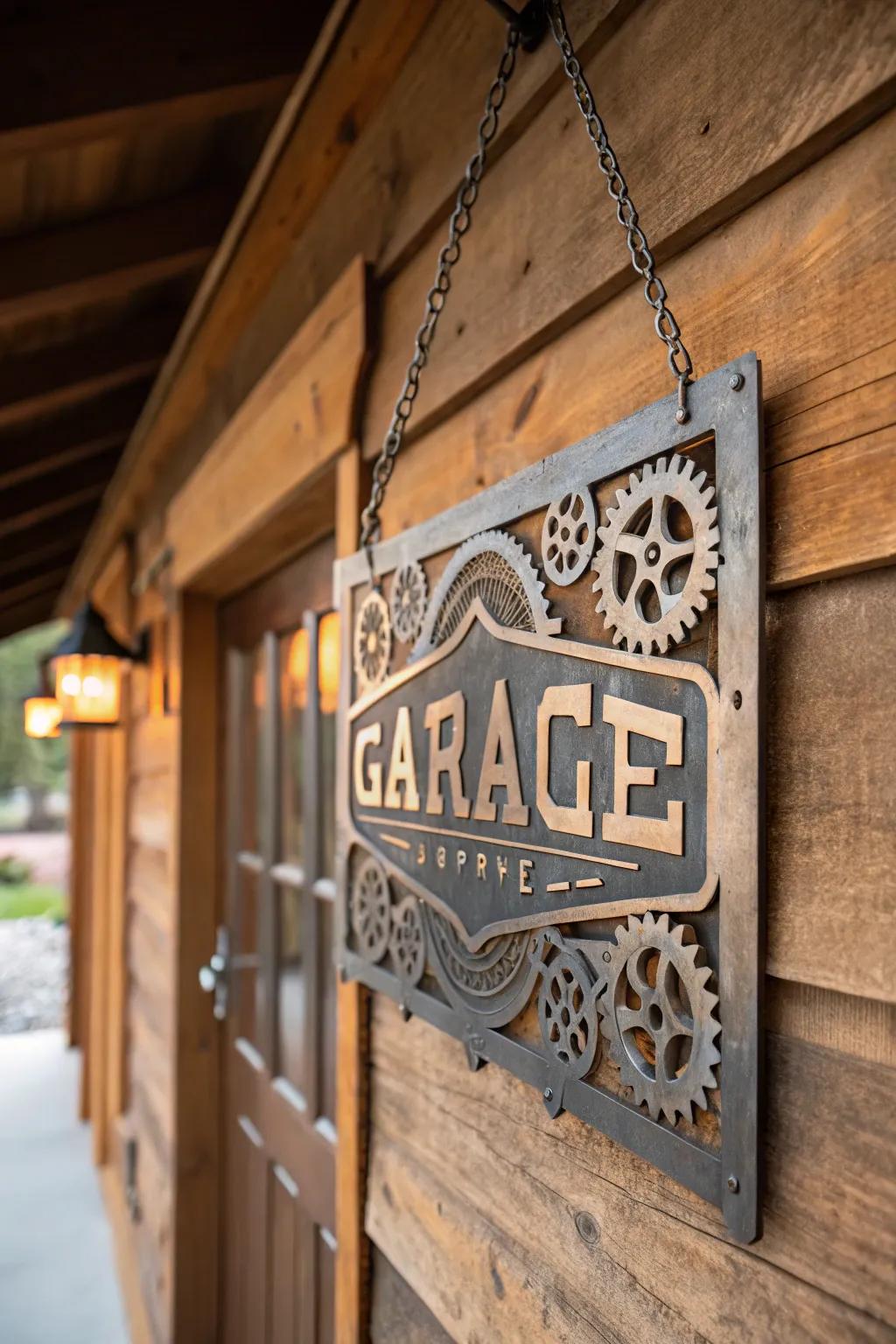 Showcase your skills with a custom garage sign board that speaks volumes about your craftsmanship.