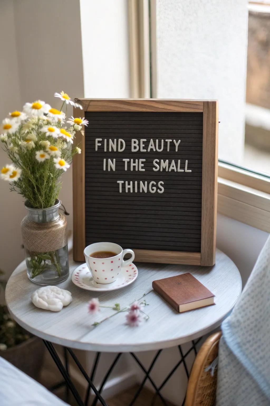A serene setting for savoring life’s details.