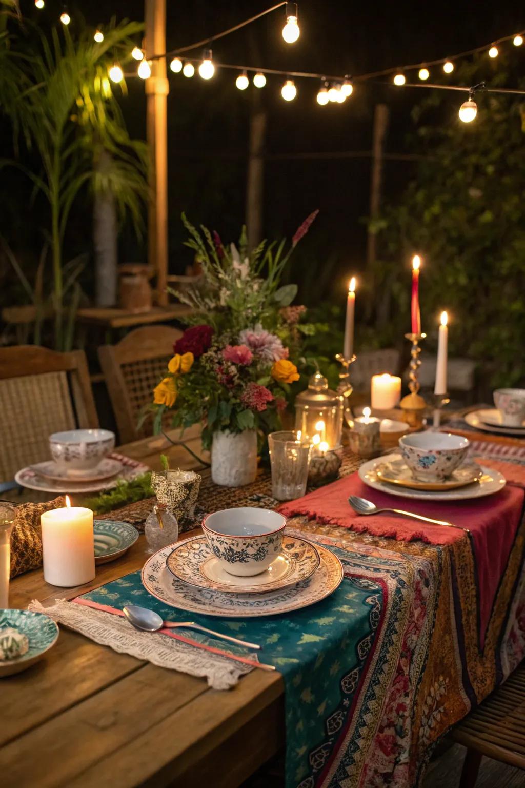 Relax with a bohemian-inspired dining experience.