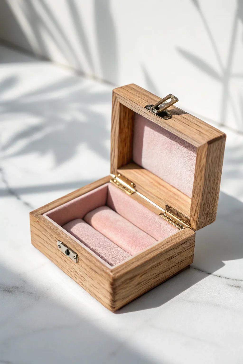 Discover the charm of felt-lined tiny boxes – perfect for gifting delicate treasures with a touch of Scandinavian elegance.