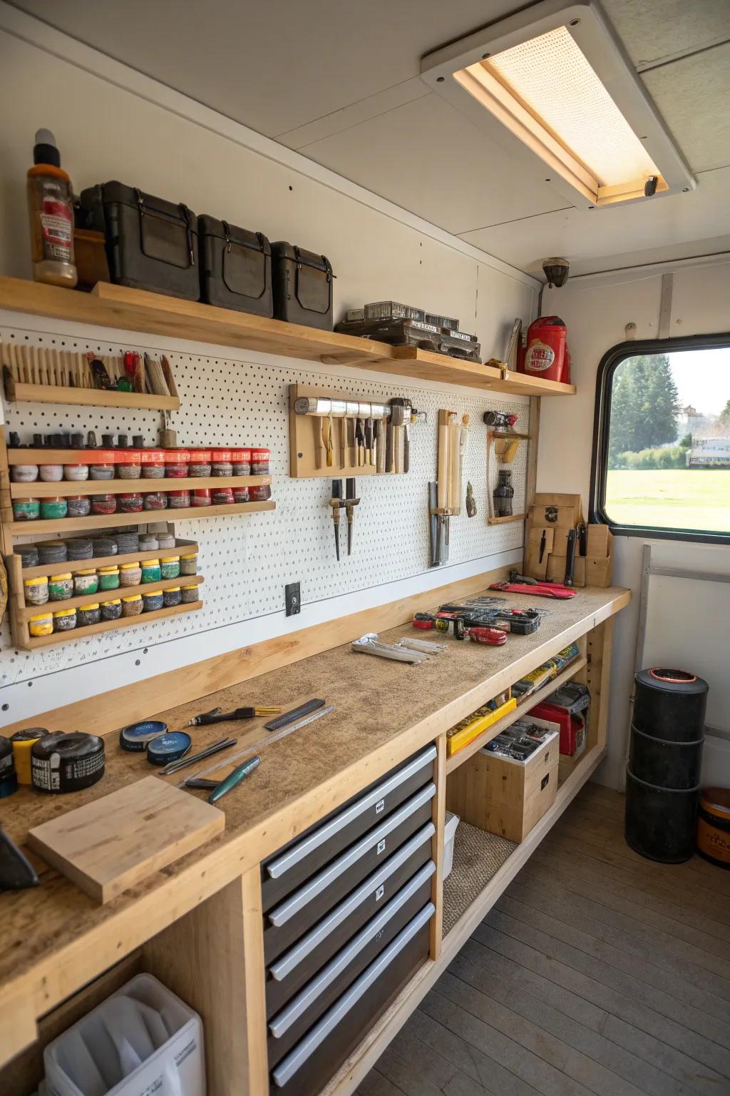 Craftsmanship on the Go: Your mobile workshop for endless creativity.