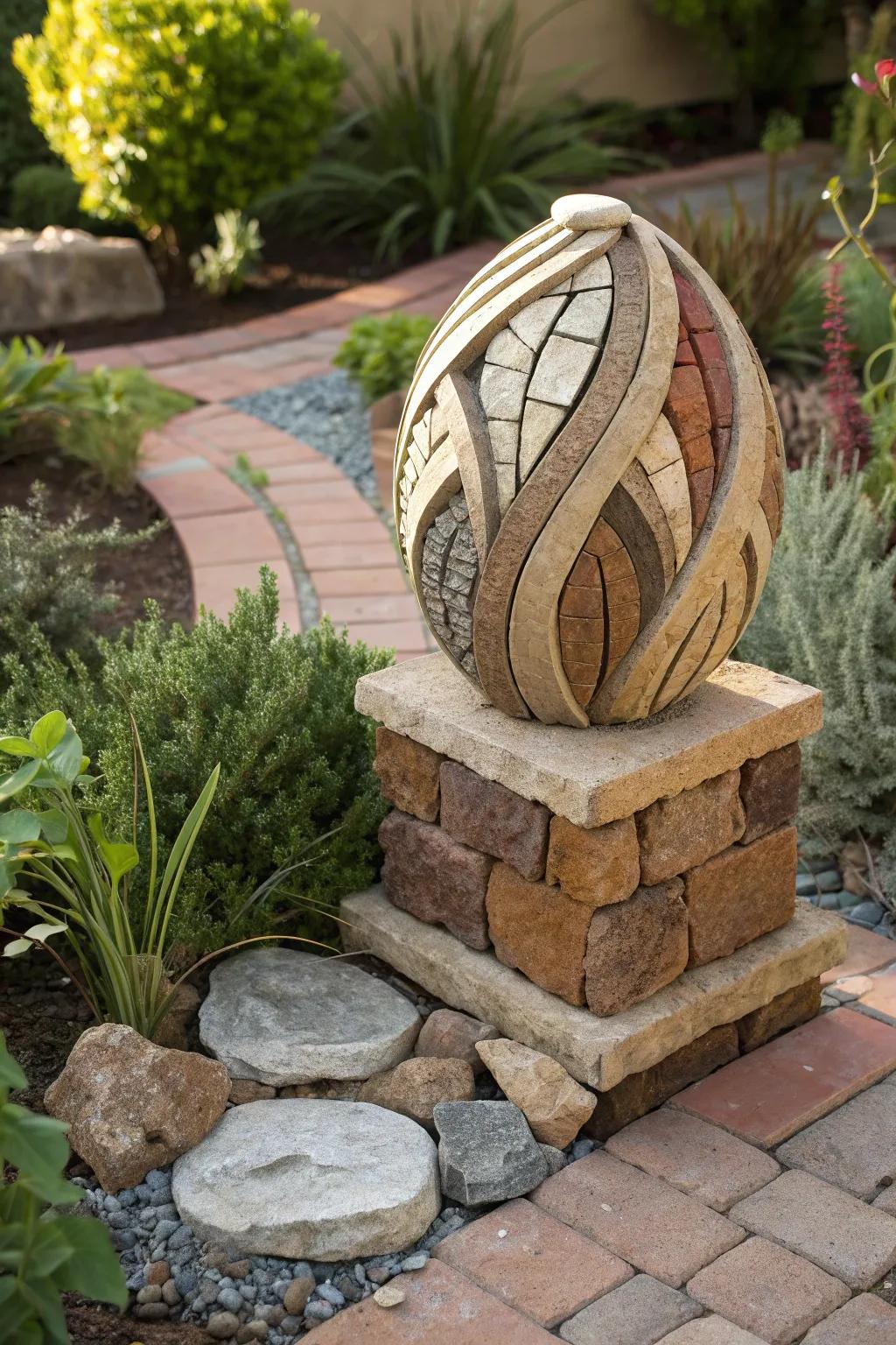 Transform your outdoor space with handcrafted paver sculptures that blend creativity and craftsmanship.