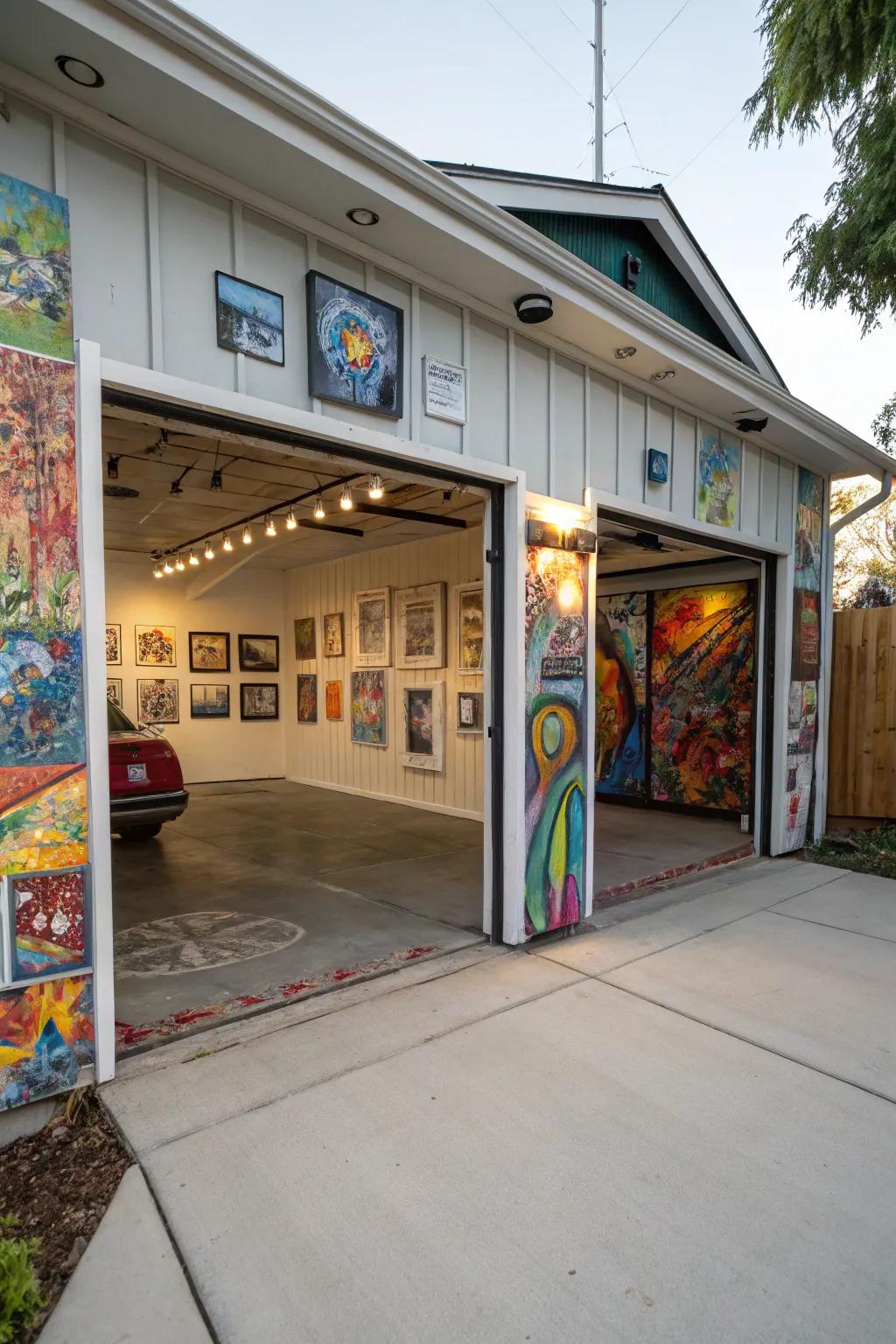 Artful decor turns your garage into a unique and personal space.