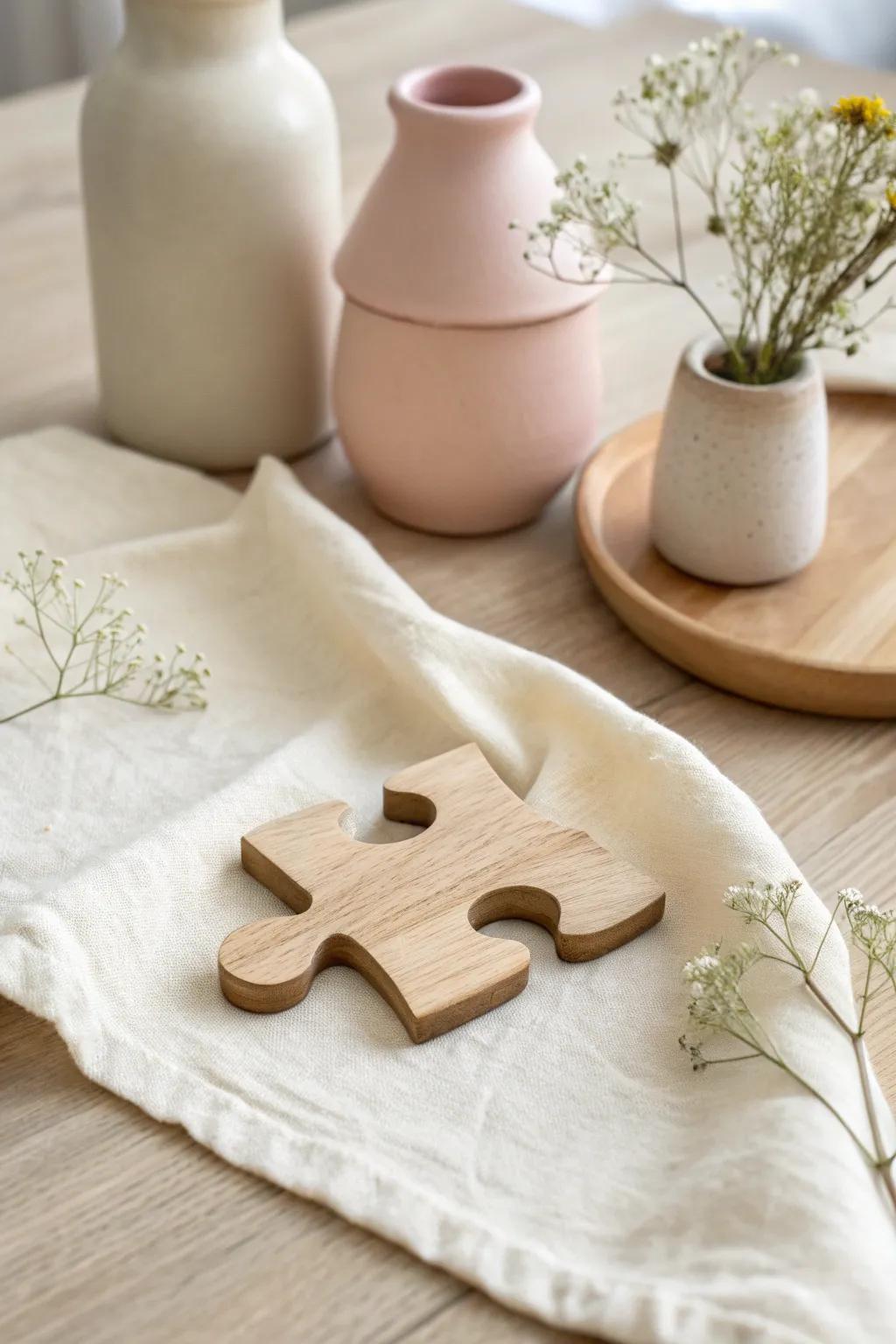 Piece by piece, a cherished keepsake comes together.