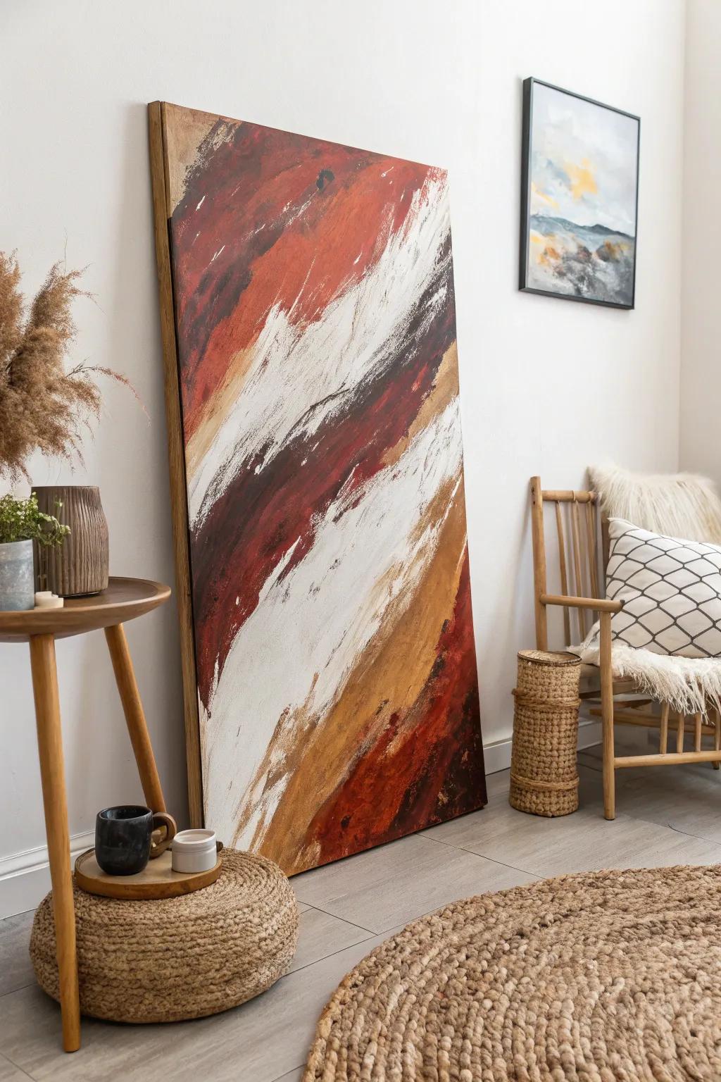 Elevate your space with the bold elegance of abstract expressionism.