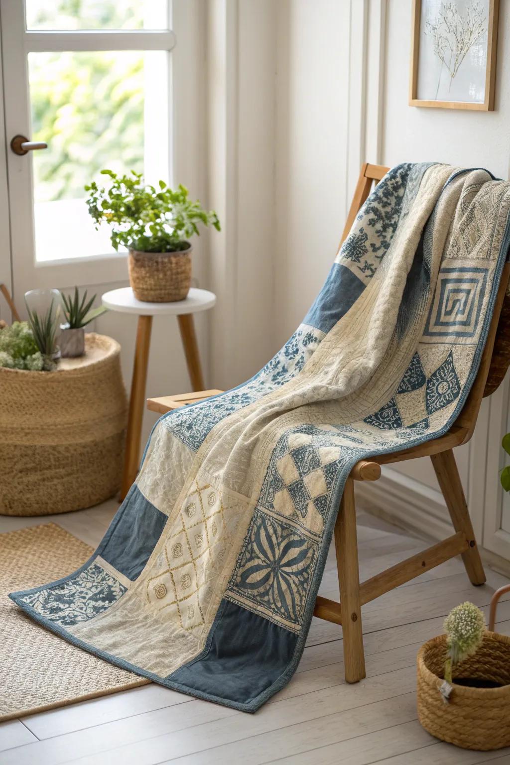 Embrace elegance with minimalist batik quilt patterns—where simplicity meets artistry.