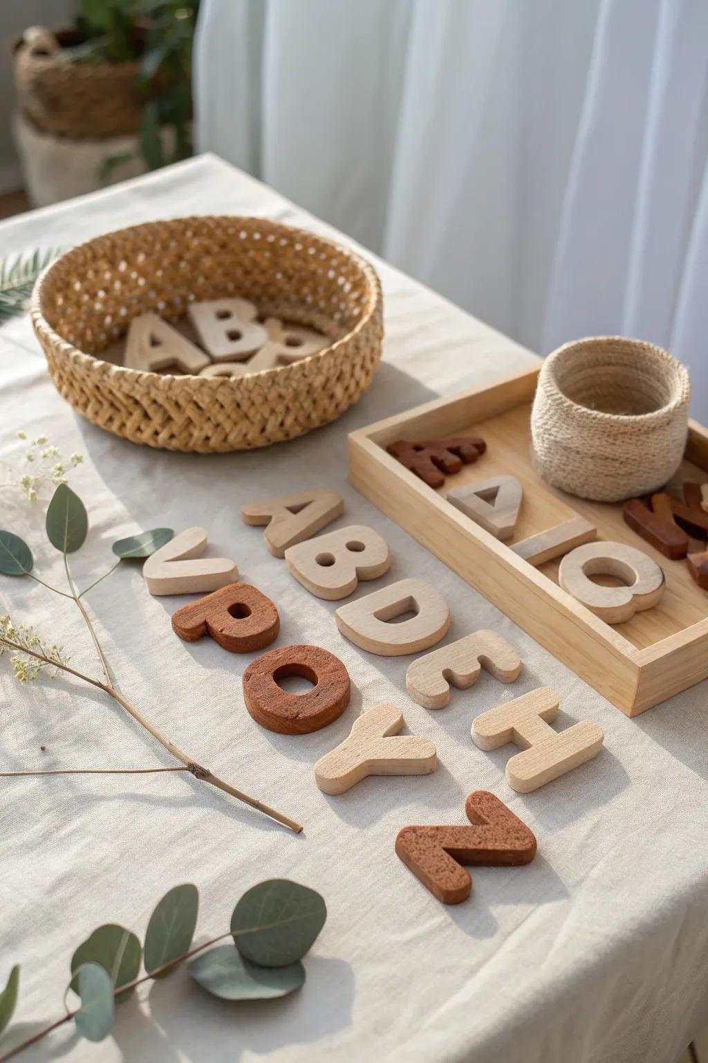 Crafted with love: Explore endless fun with these handmade bubble letters.