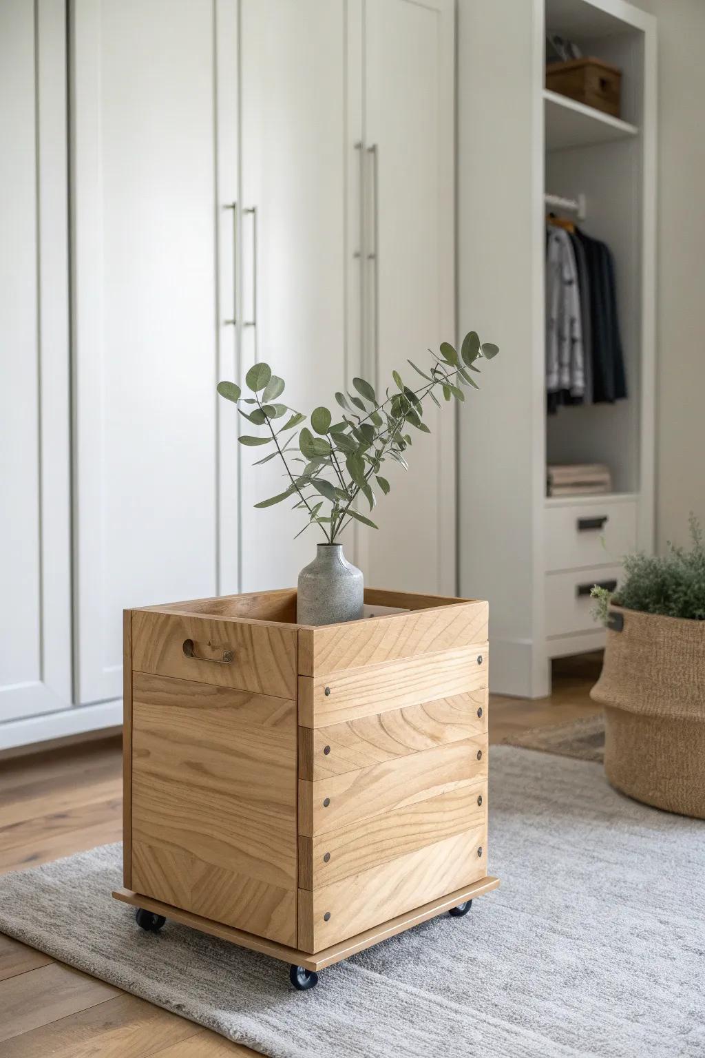 Maximize your closet space with stylish under-closet storage solutions.