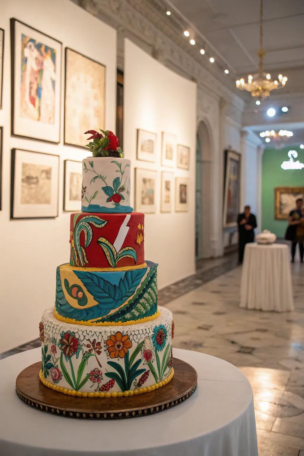 A Cuban artistry cake that’s a masterpiece on its own.