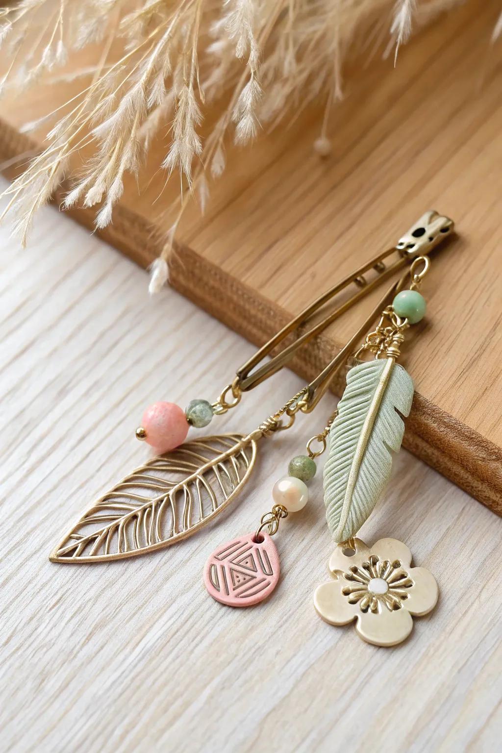 Add a touch of whimsy to your hair with charming minimalist accessories.