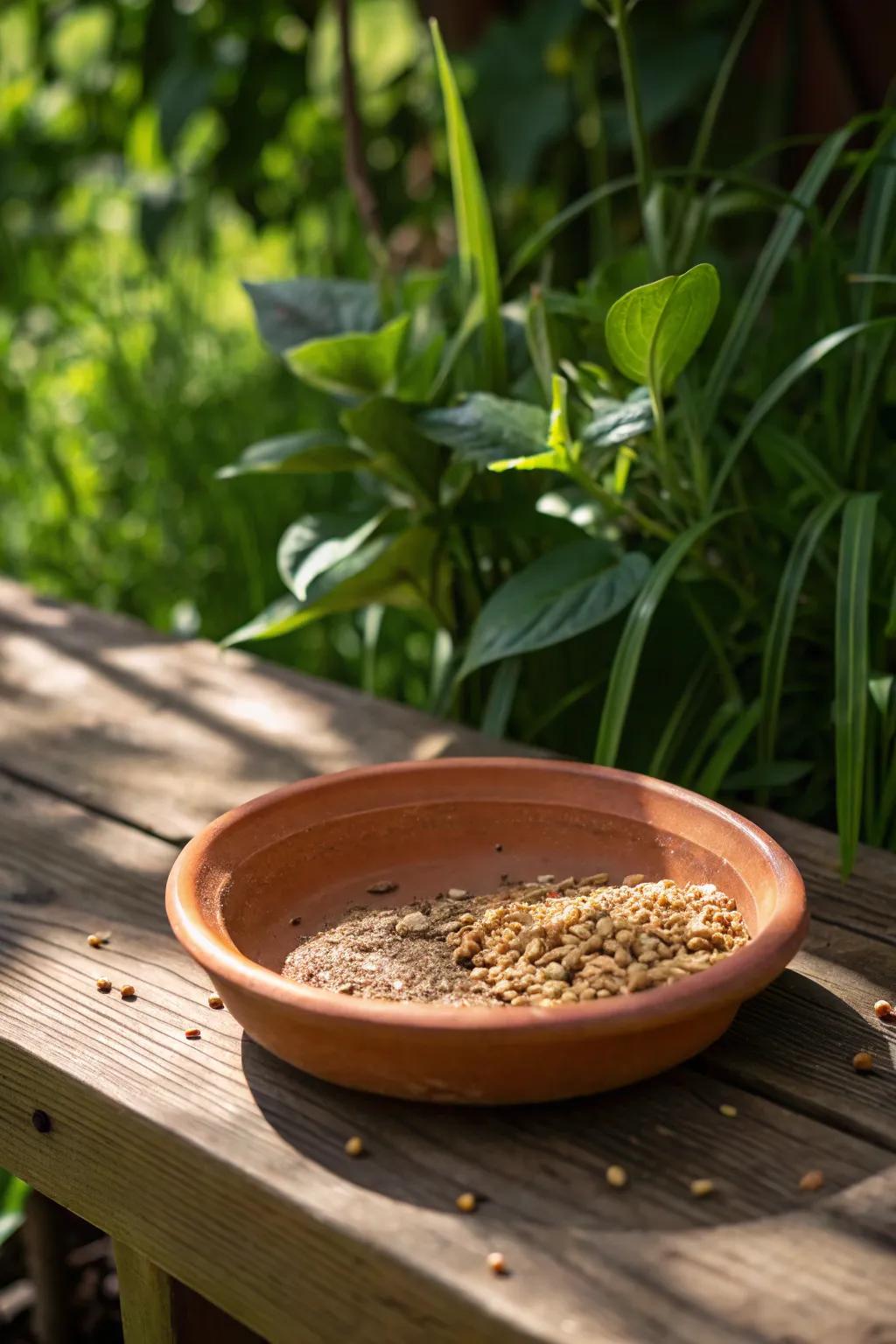 Elevate your coop game with this charming terracotta saucer feeder, perfect for a touch of rustic elegance.