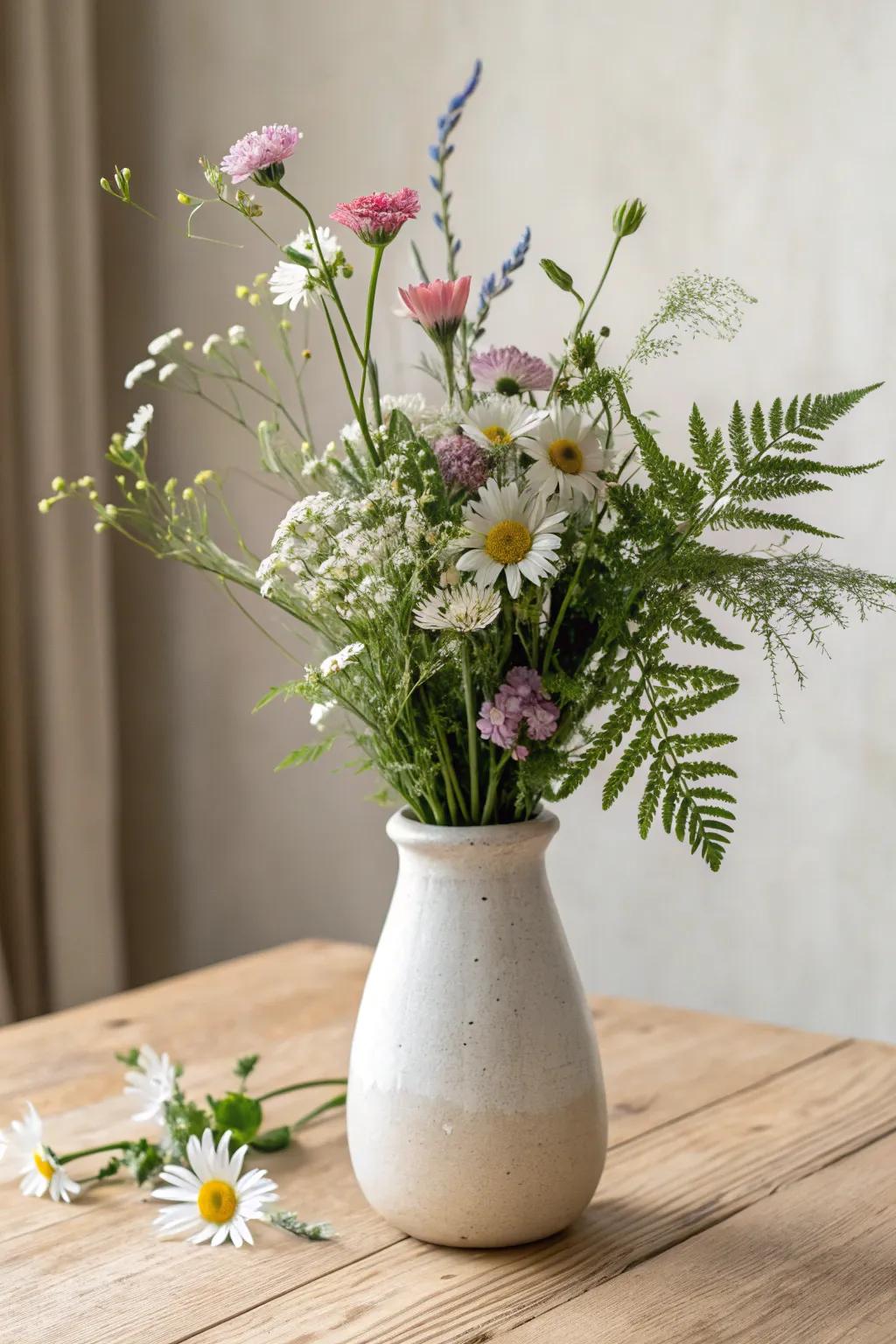 Bring the beauty of the garden indoors with a simple, stunning arrangement that celebrates the seasons.