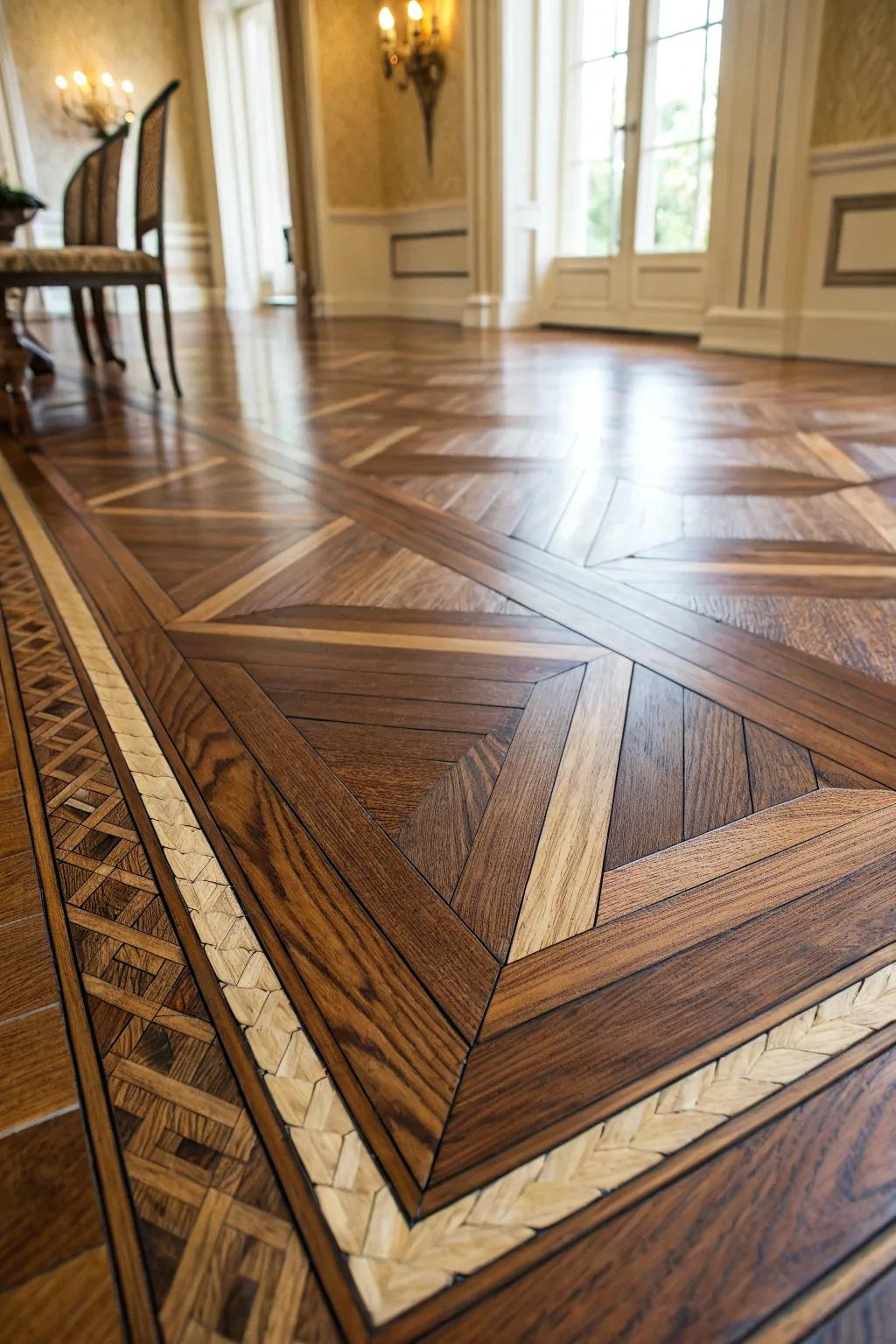 Discover the art of layered stains for a floor that tells its own story.