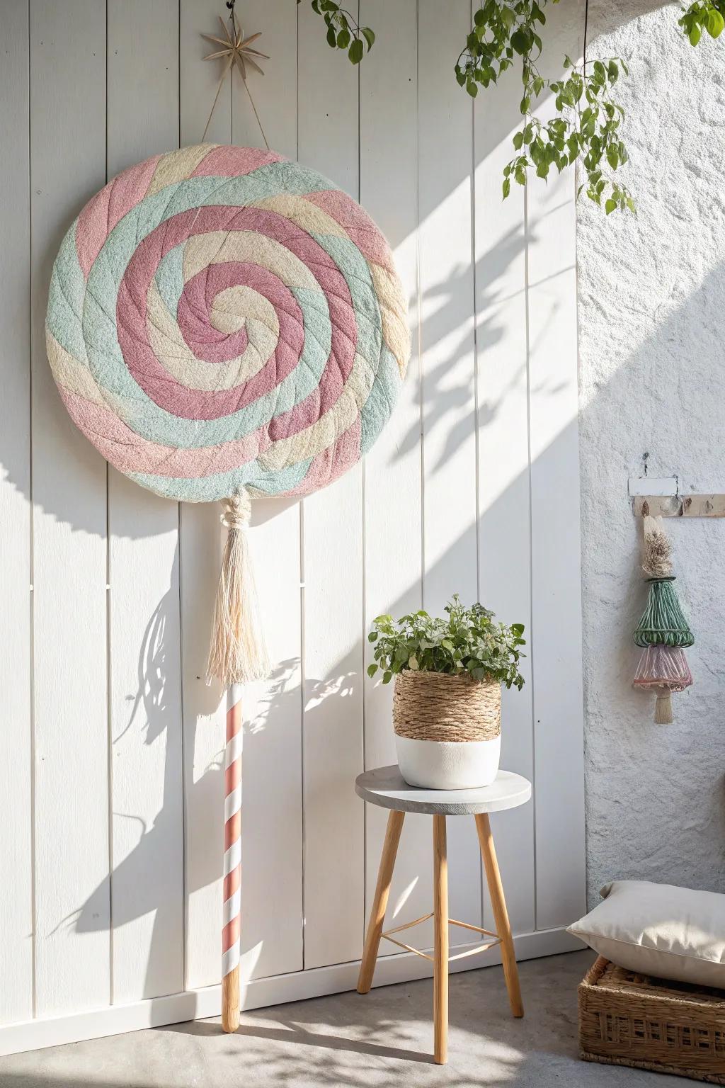 Add a sweet twist to your celebration with a giant lollipop piñata!