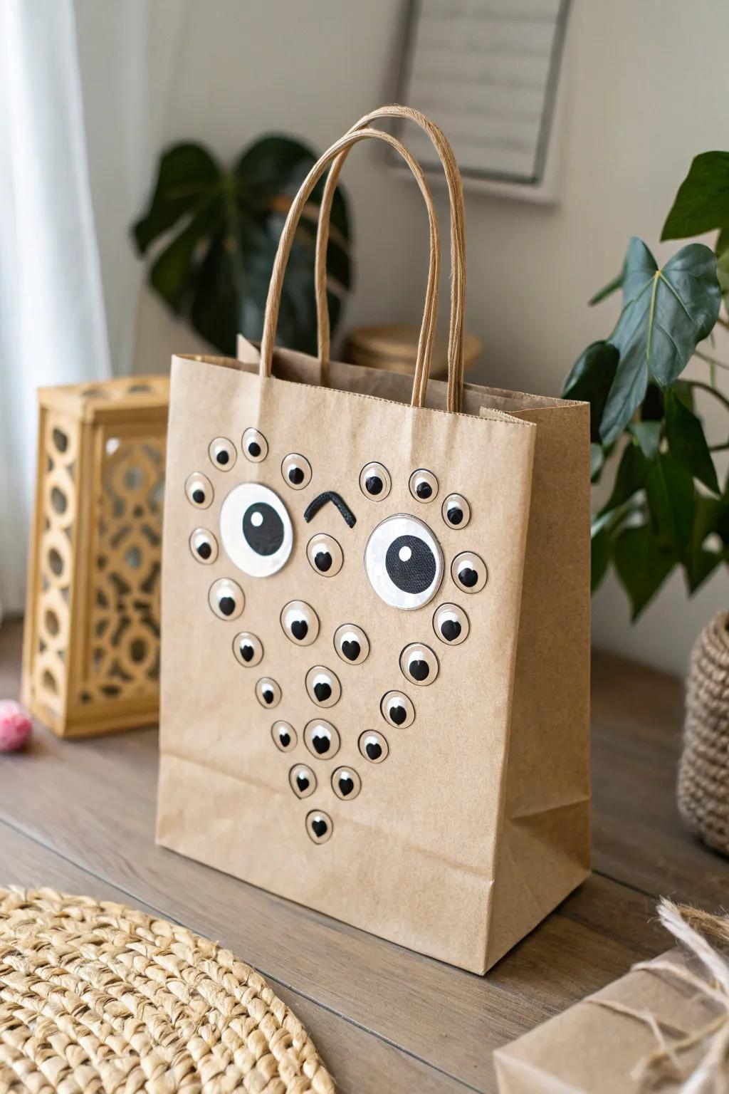 Add a touch of whimsy to Valentine's Day with a googly eyes masterpiece! 🎨💕