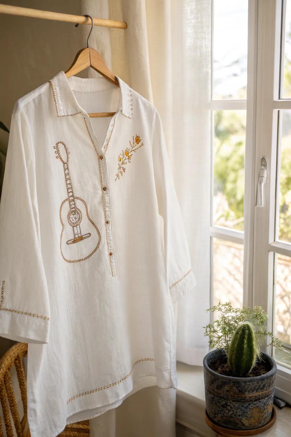 Embrace your passion with personalized embroidery that speaks to your soul.