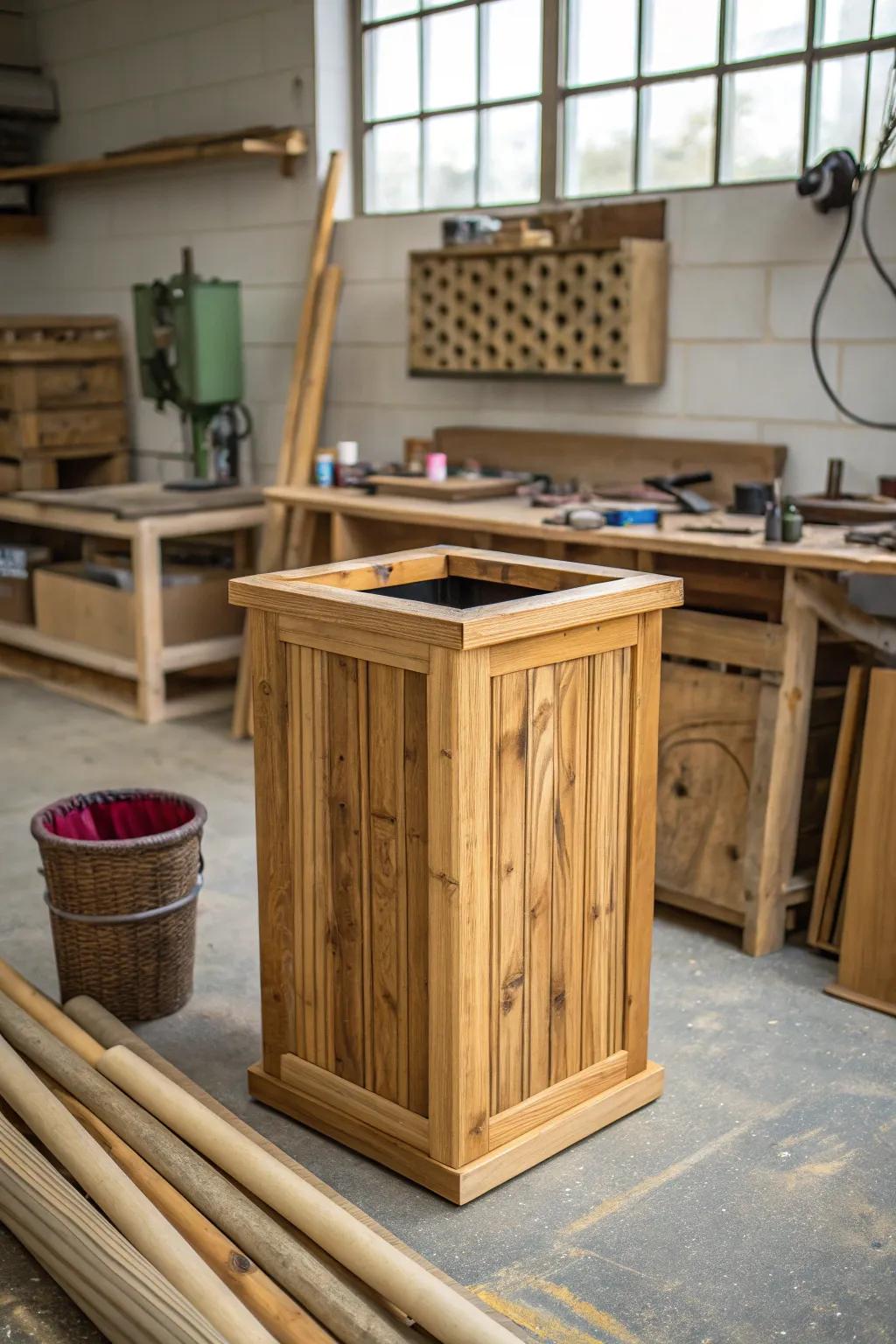 Craftsmanship meets sustainability: Elevate your garage workshop with eco-friendly elegance.