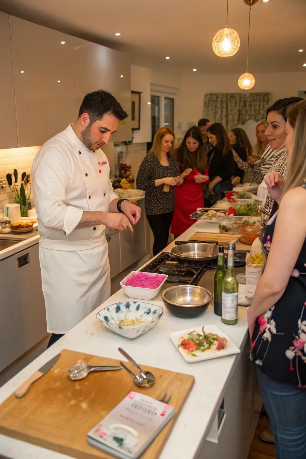 Learn and savor new skills with a gourmet cooking class.
