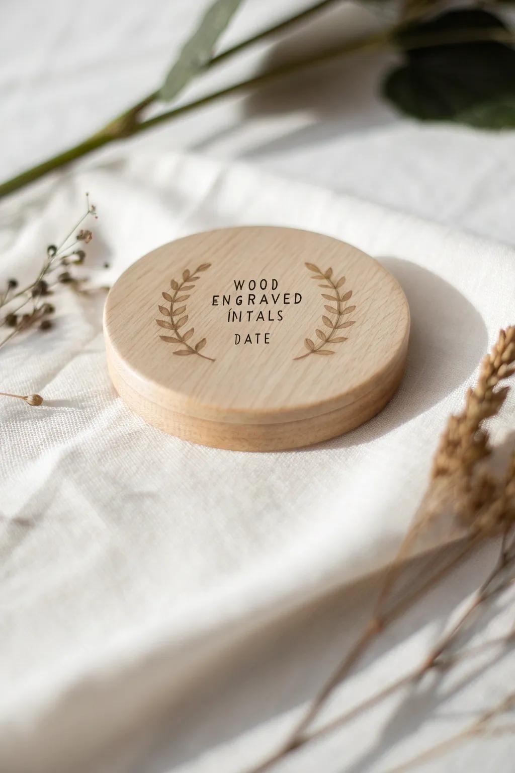 Celebrate your journey with personalized coasters that beautifully capture your special moments.