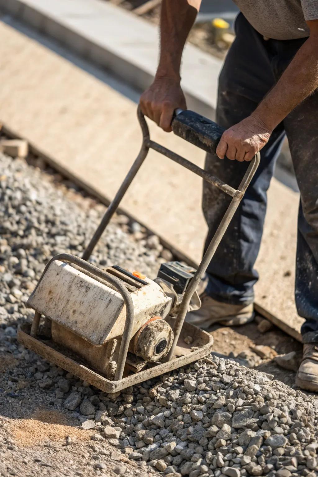 Mastering the Art of Compaction: Laying the Foundation for a Lasting Driveway