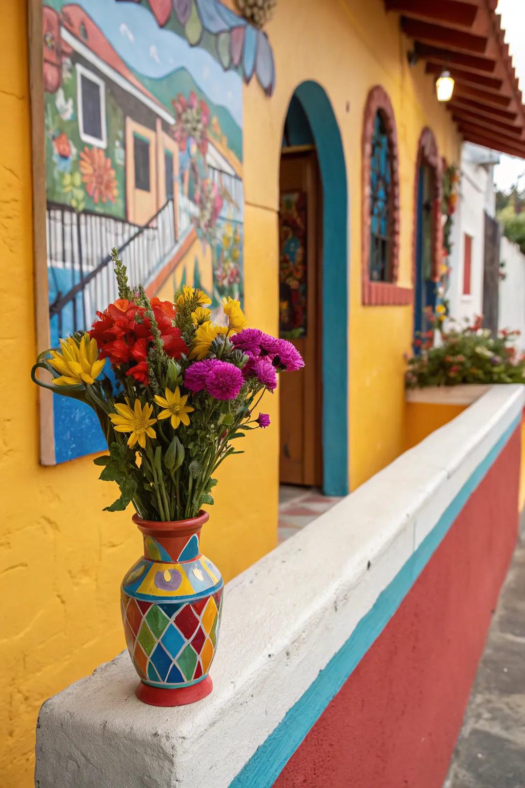 Make a statement with a splash of bold color.