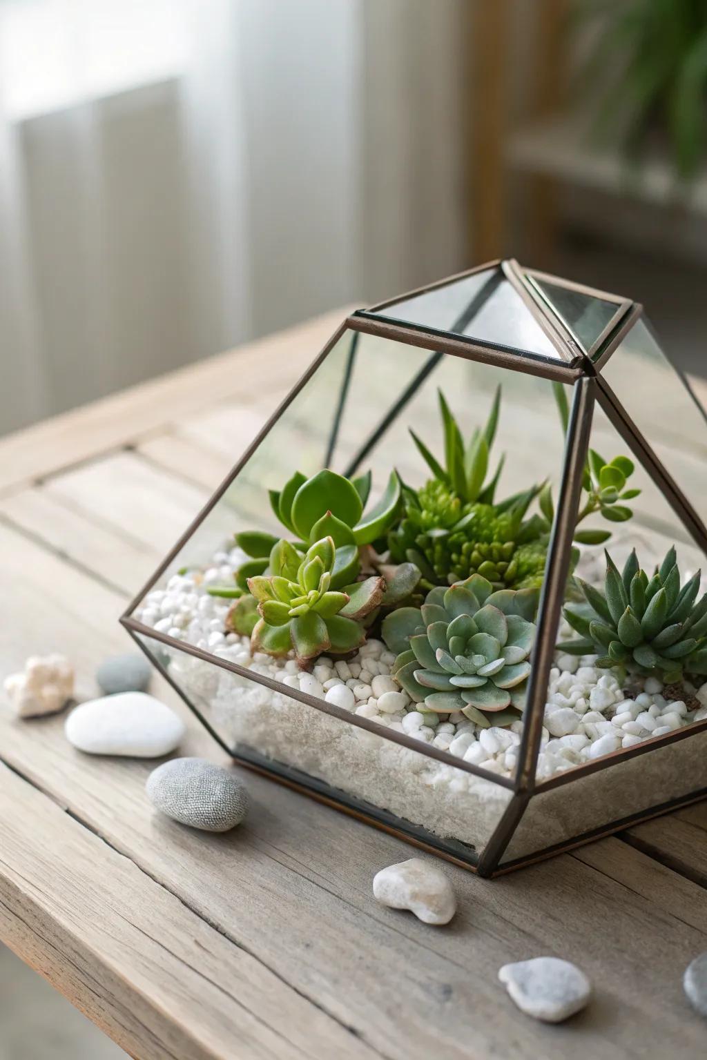 Create a beautiful DIY terrarium: A perfect last-minute gift that adds a touch of nature and style to any space.