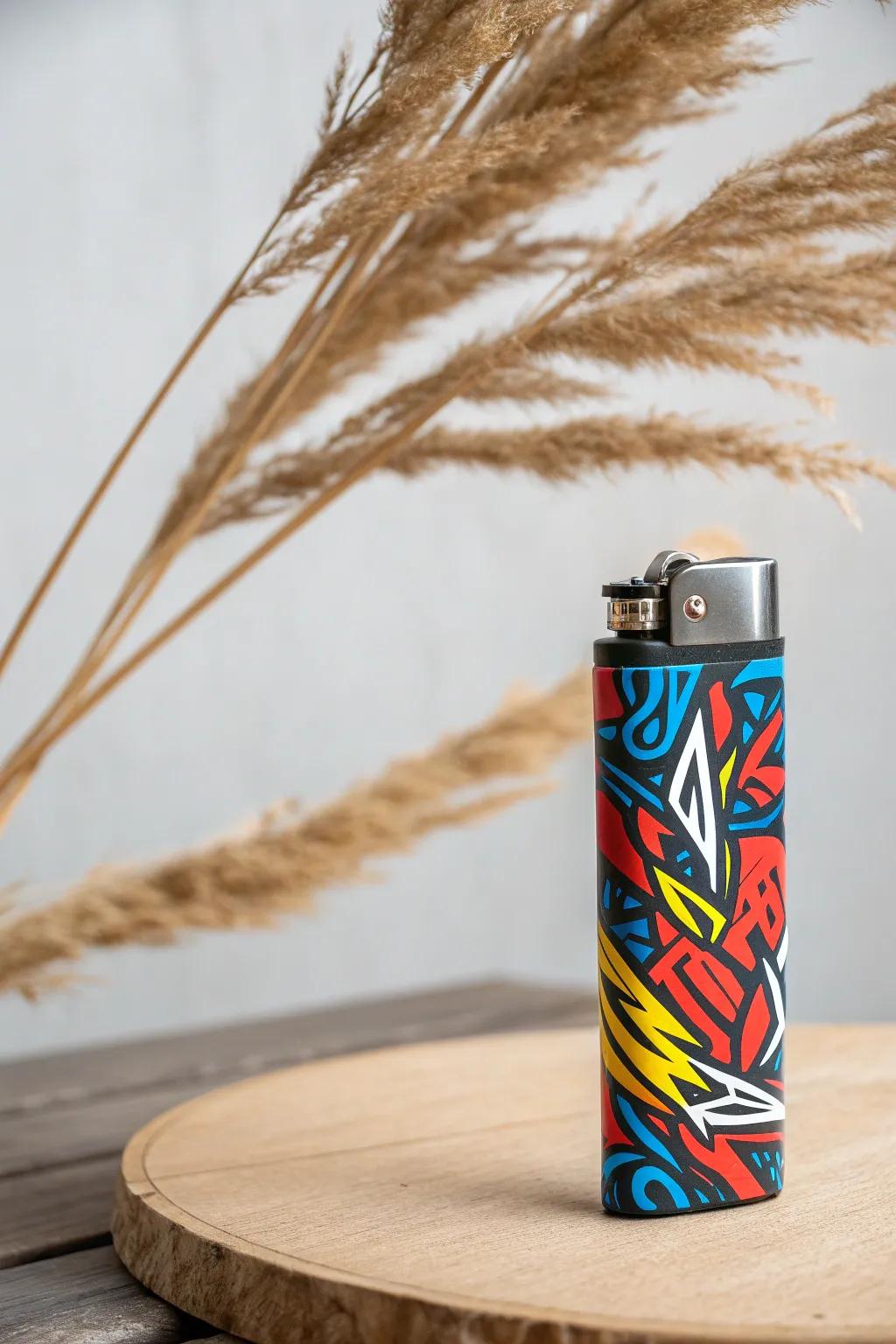 Ignite your creativity with urban-inspired flair. #GraffitiArt #MinimalistBoho