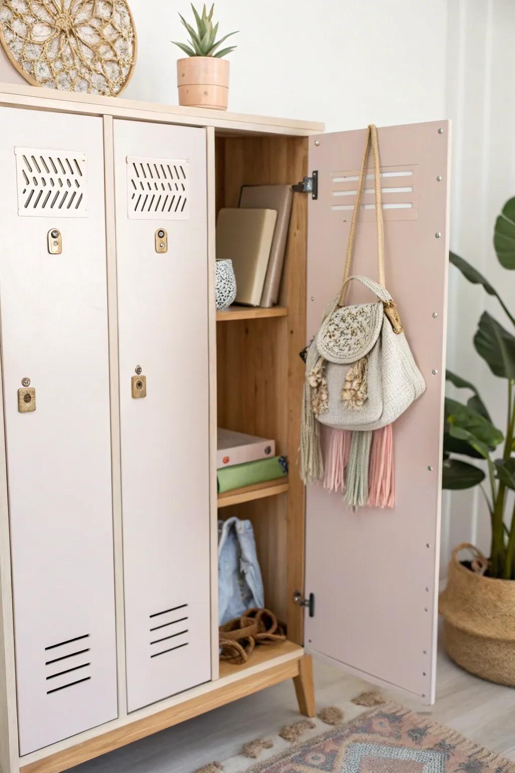 Unlock the mystery: stylish hidden storage solutions for your school locker!