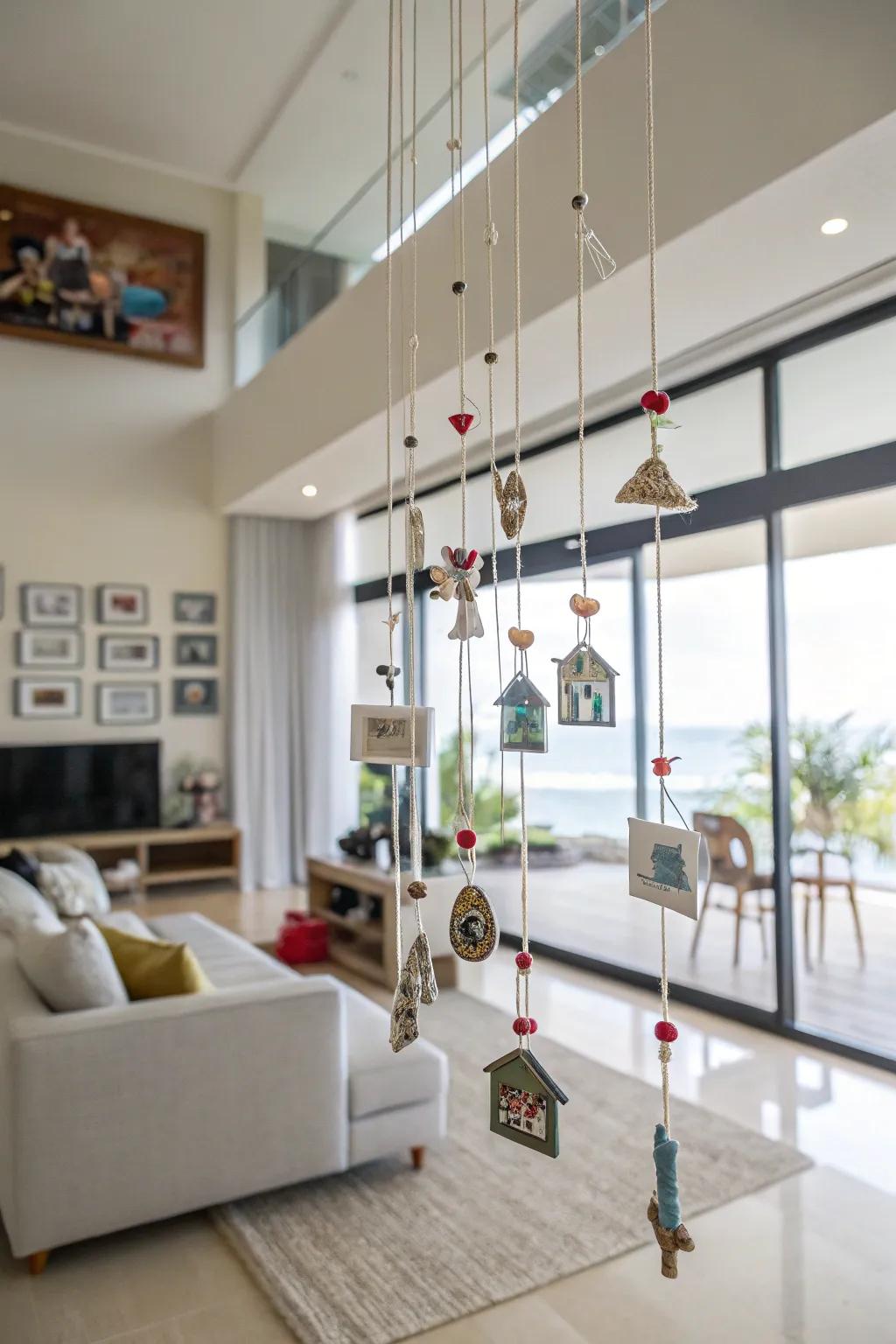 Suspended displays add a magical touch to any miniature collection.
