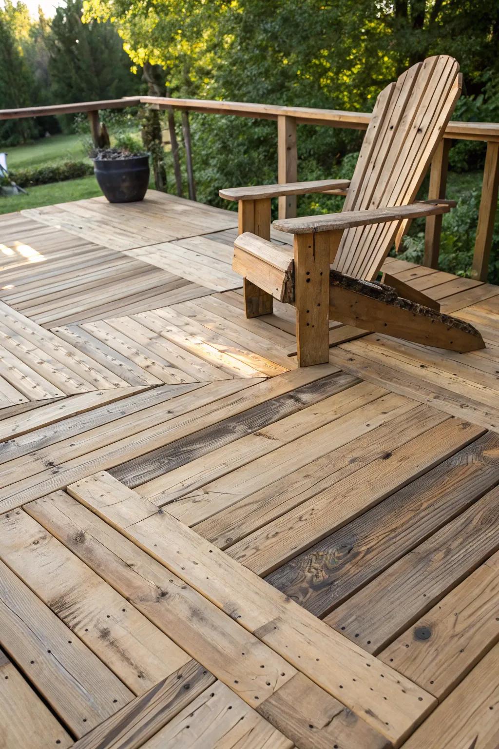 Embrace sustainability with style—discover the beauty of eco-friendly pallet decks.