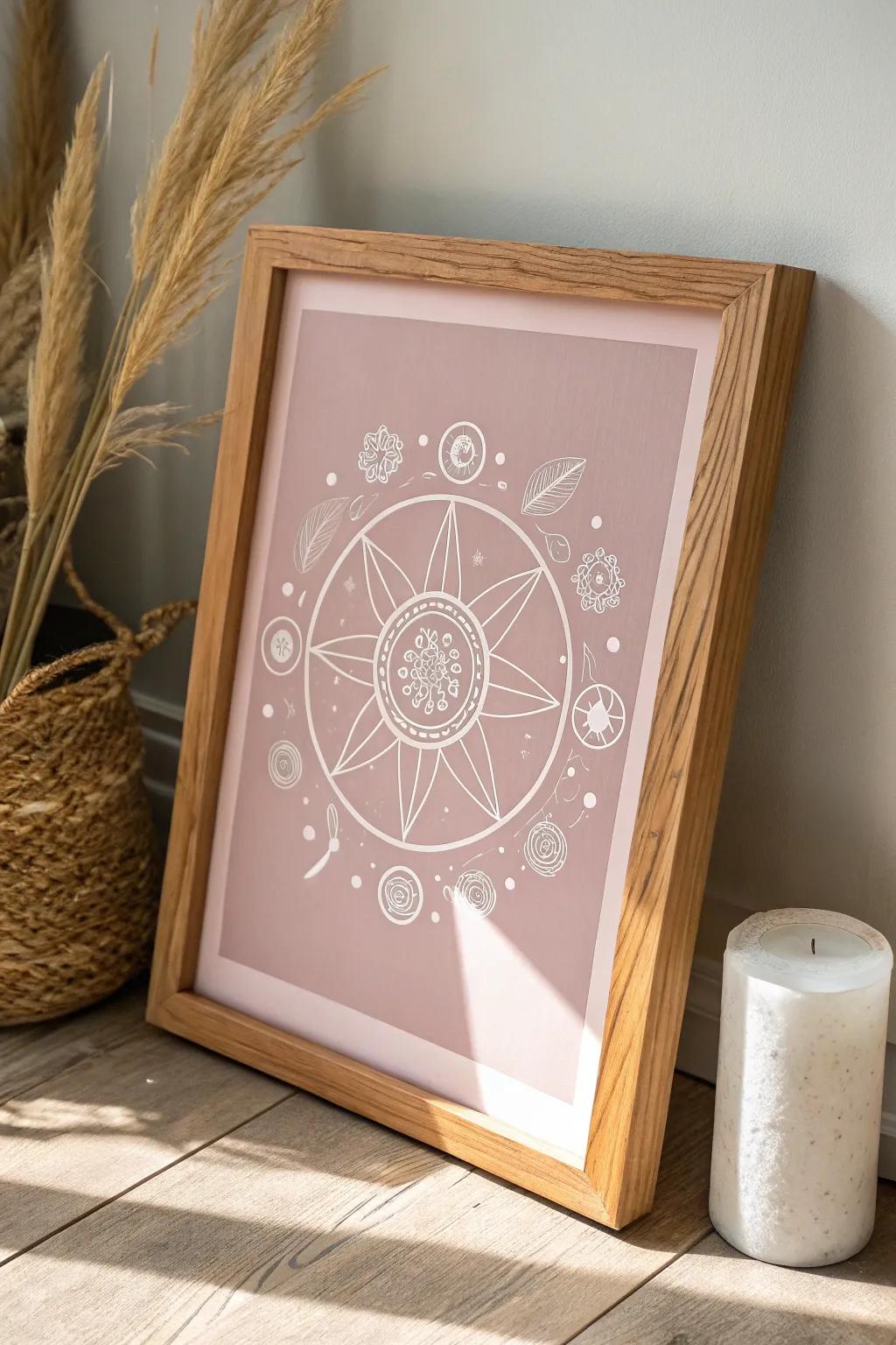 Add a touch of mysticism to your space with esoteric symbols. Perfect for sparking curiosity and conversation!
