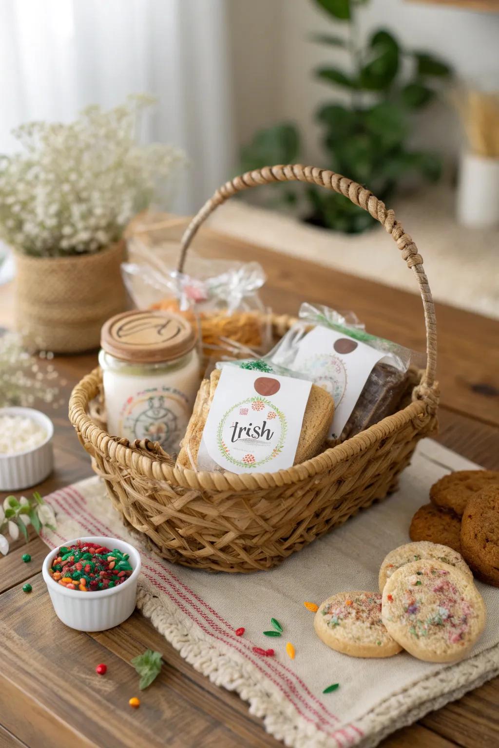 Bake your way into Irish charm with this delightful gift basket, perfect for St. Patrick's Day celebrations!