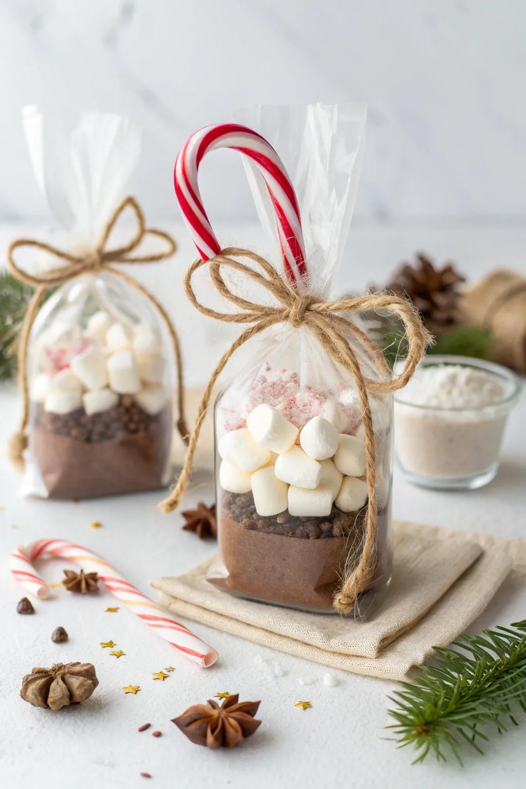 Warm up with a touch of simplicity and charm—your perfect DIY hot chocolate kit for cozy moments.