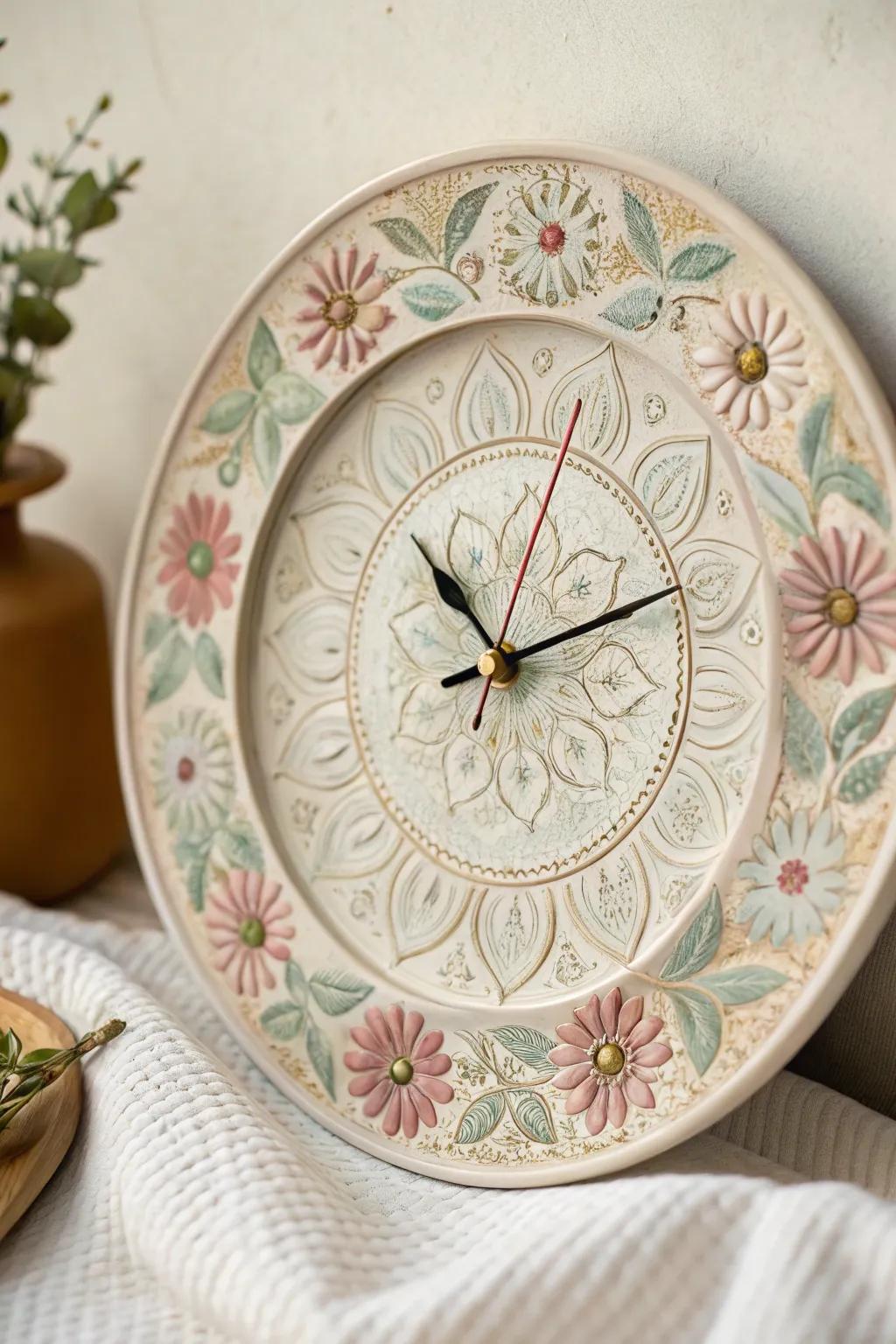 Transform vintage charm into timeless beauty with this DIY plate clock!