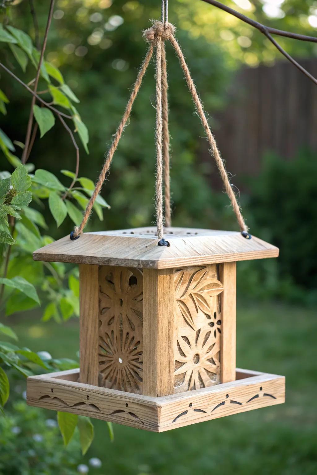 Elevate your garden with a touch of art: DIY bird feeder sculptures that blend beauty with nature.