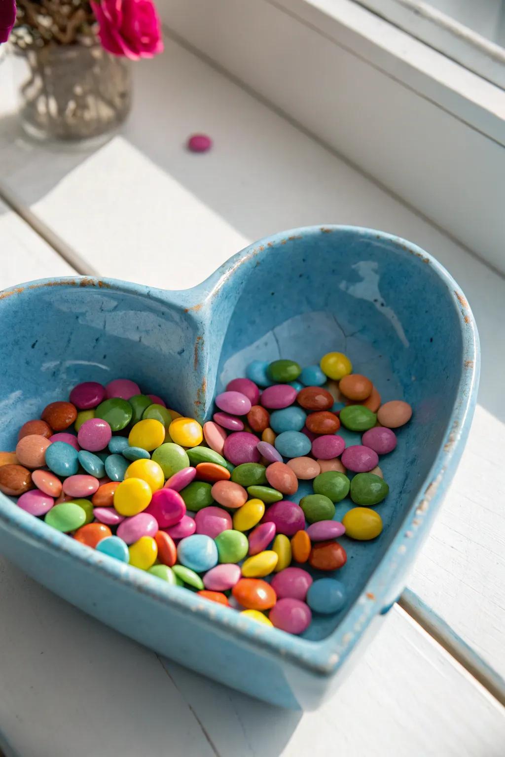 Burst of Joy: Embrace the surprise of candy confetti in every crack!