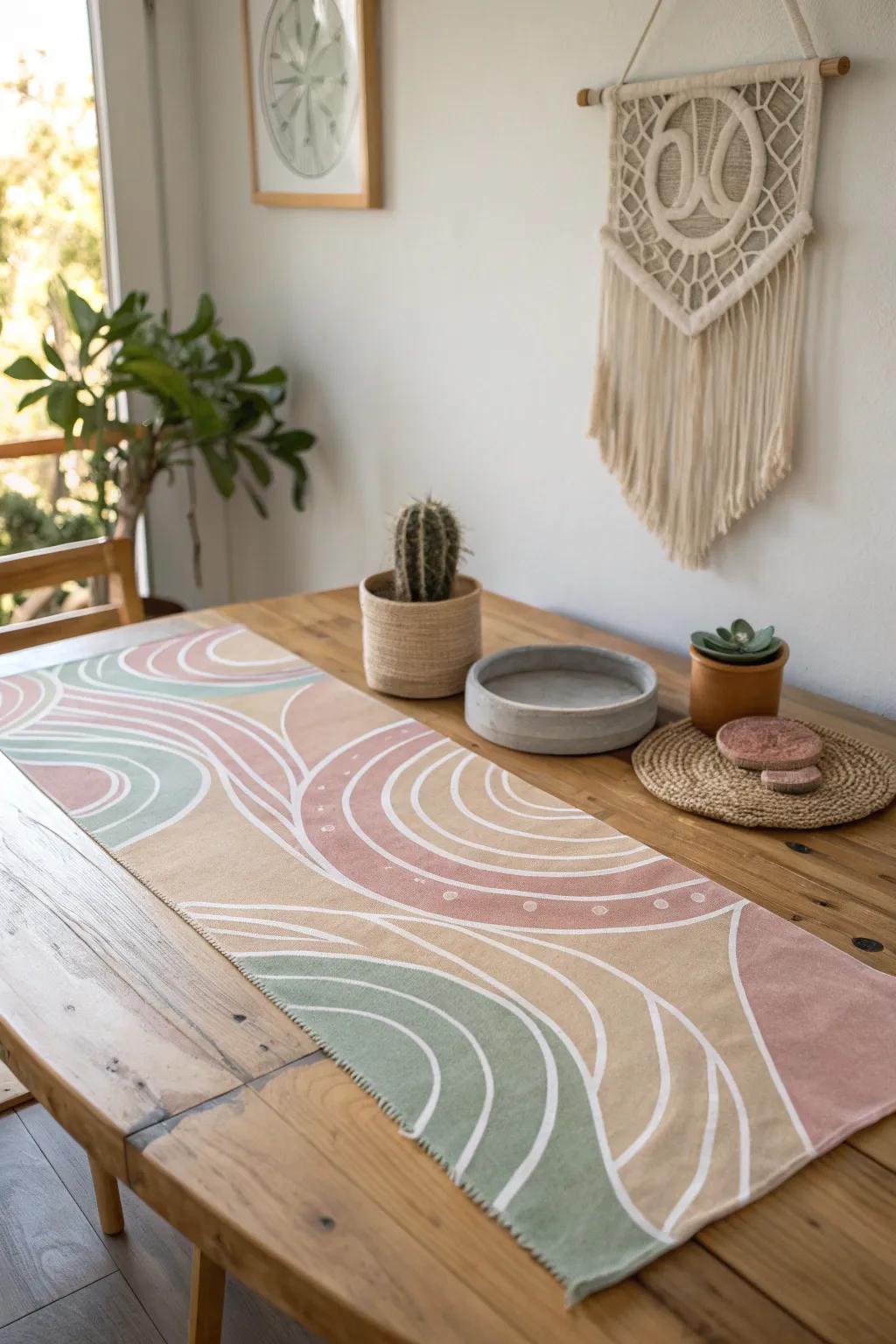 Embrace the freedom of abstract expression with chalk art—where simplicity meets natural beauty.
