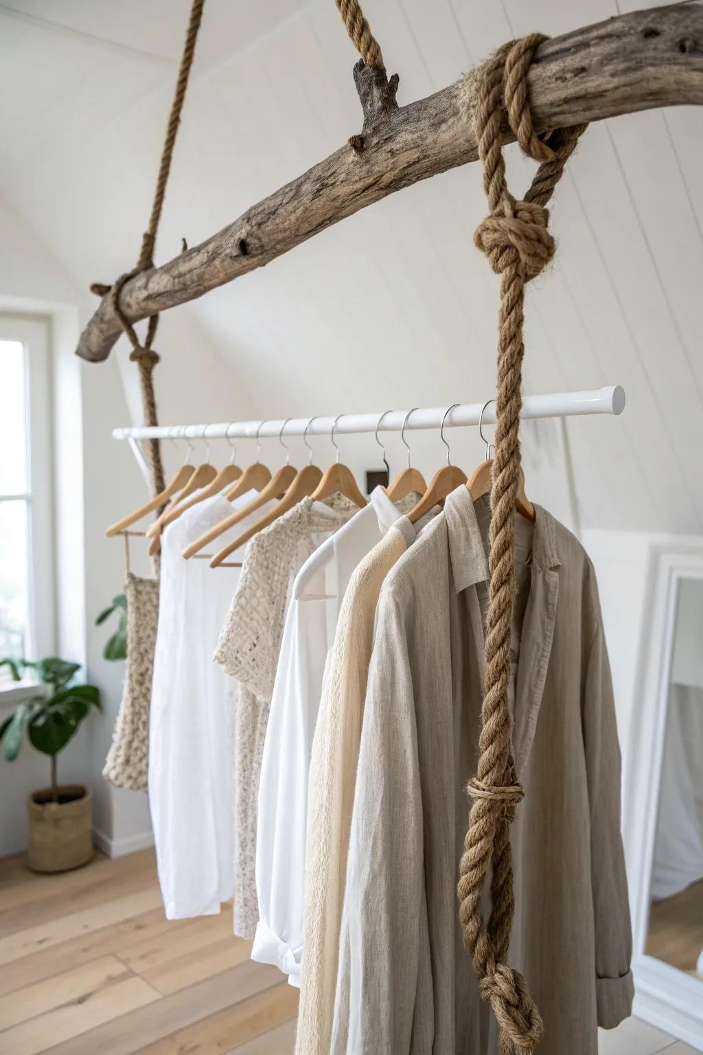 Branching Out: Elevate your space with this nature-inspired, minimalist clothing rack.