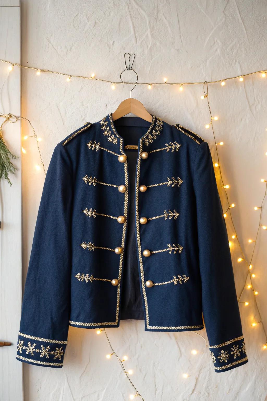 Illuminate your creativity with a glowing DIY nutcracker costume. Perfect for making a statement at any festive gathering!