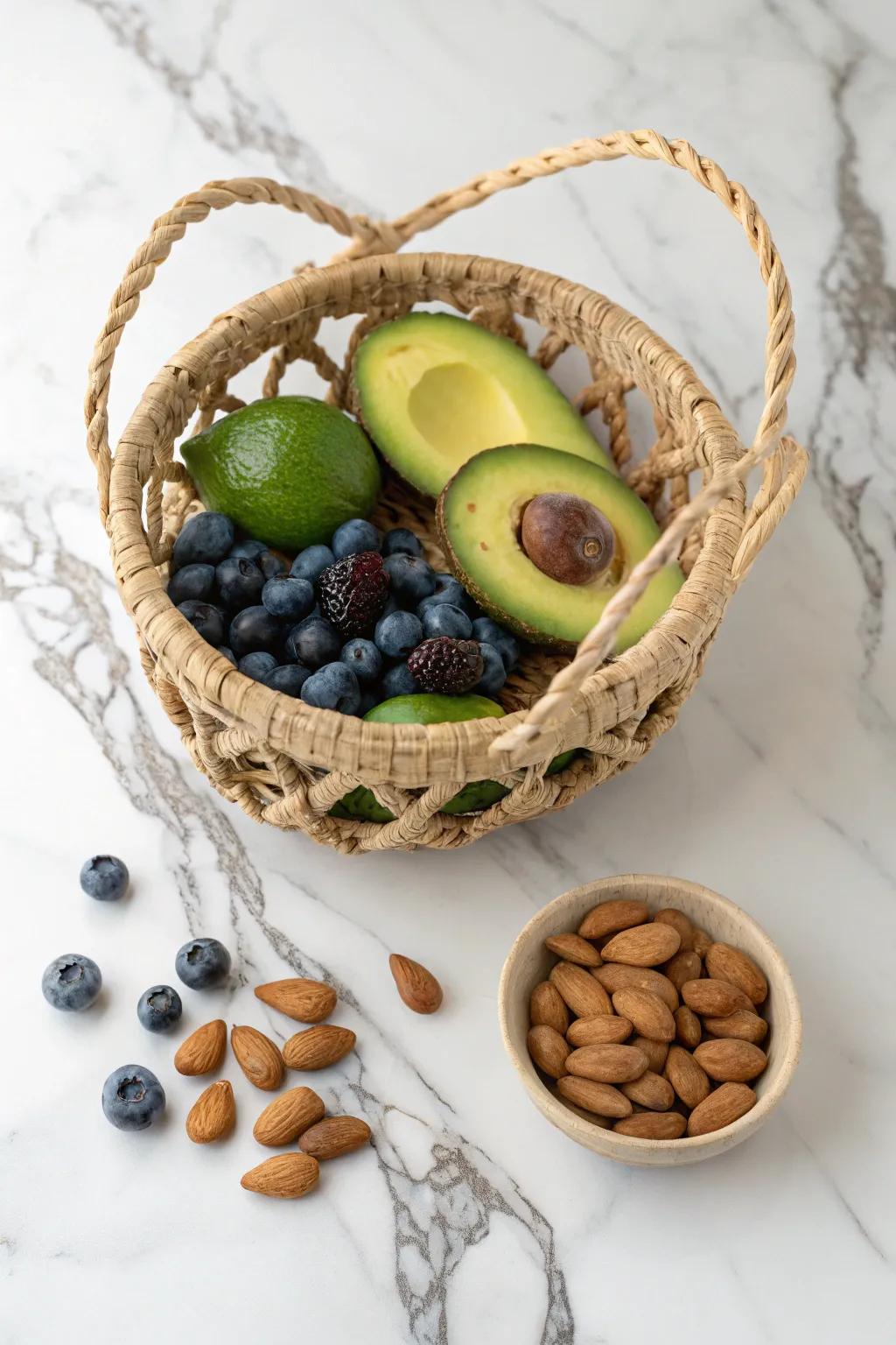 Nourish your soul with a basket of nature's superfoods, crafted with love and simplicity.