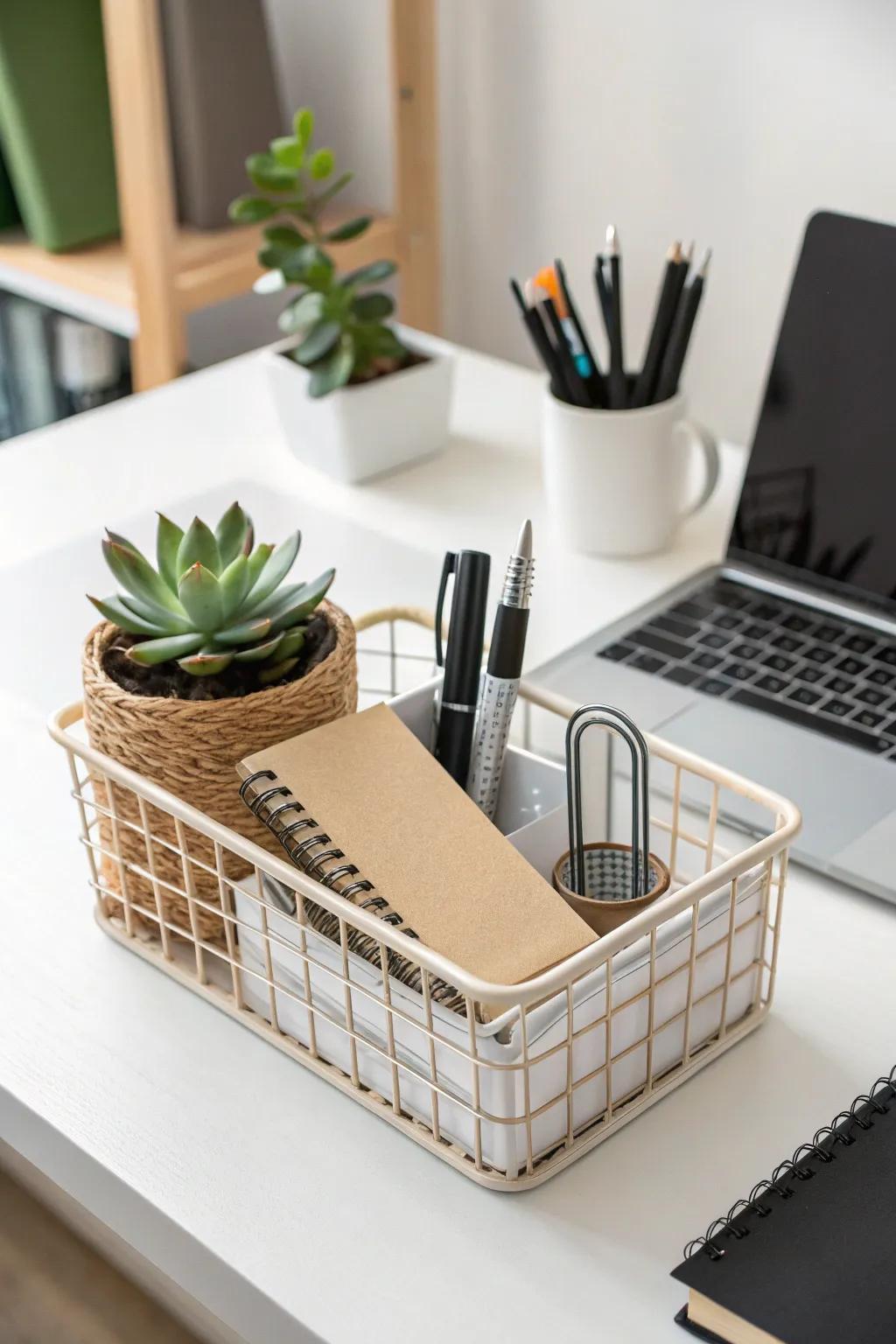 A workspace boost with essentials to inspire productivity.