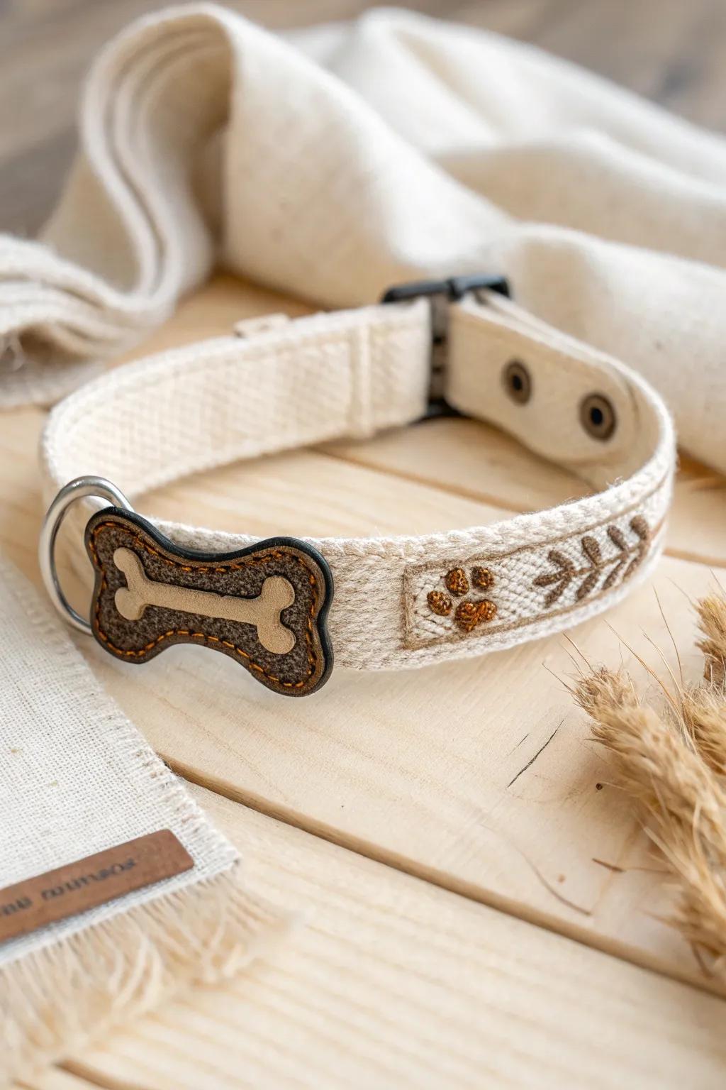 Add a touch of charm to your pet's style with handcrafted iron-on patches.