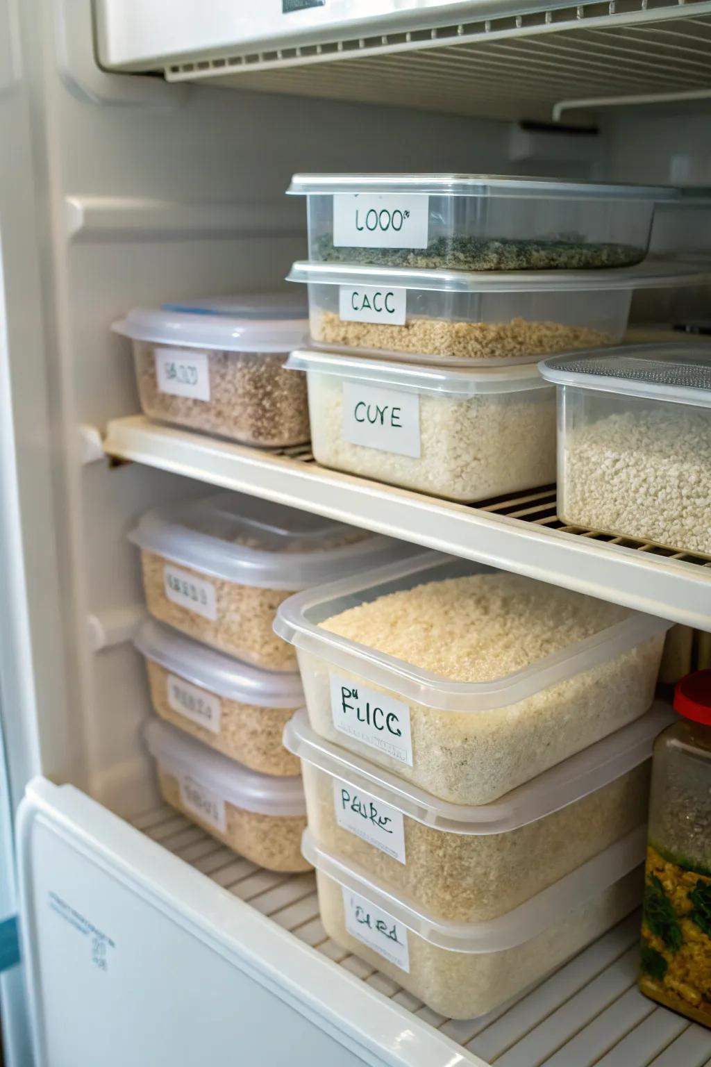 Freezer storage offers long-term freshness and protection.