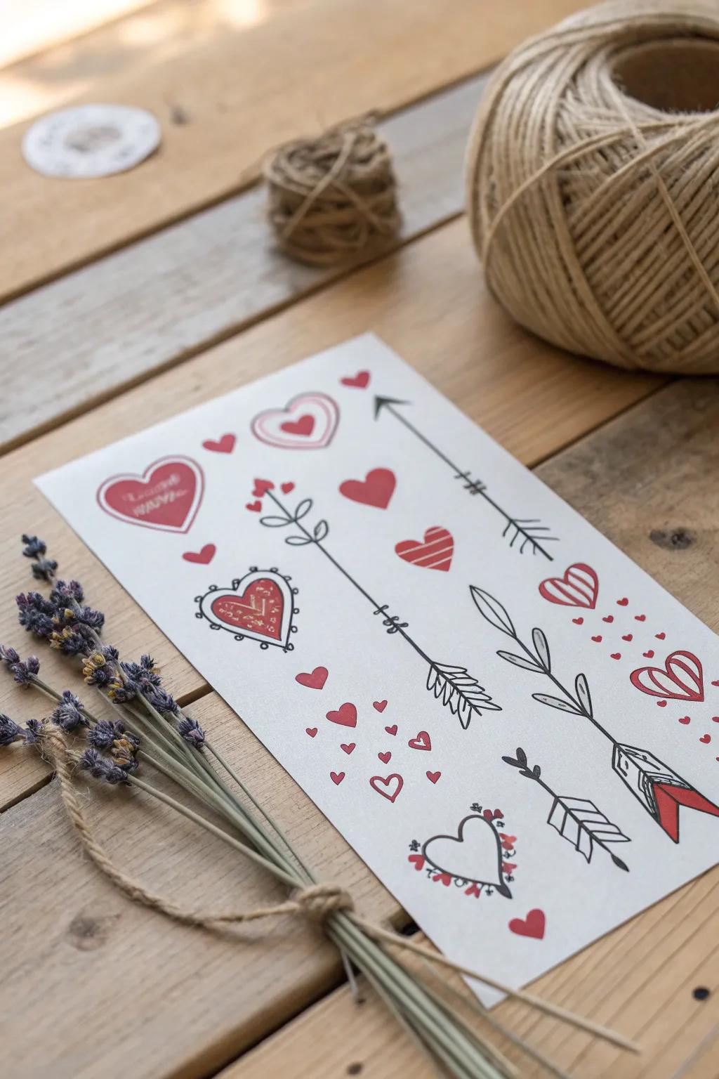 Elevate your Valentine's gifts with charming temporary tattoos—perfect for little artists in the making!
