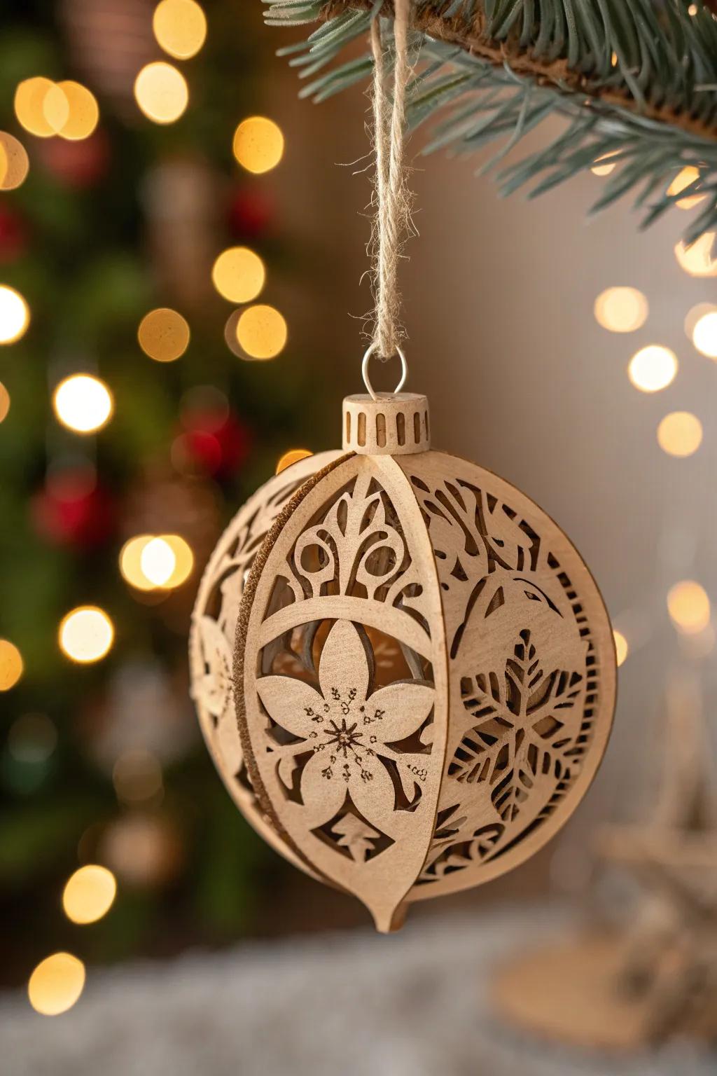 Celebrate the season with the timeless elegance of handcrafted wood engravings.