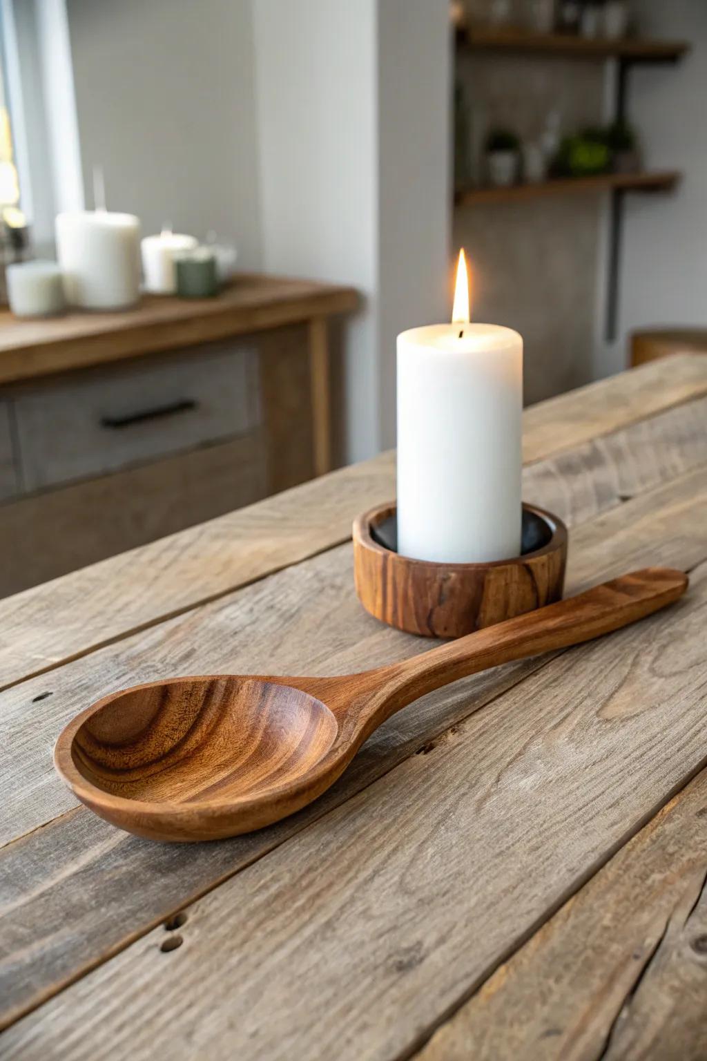 Illuminate your evenings with the serene charm of spoon candle holders, where Scandinavian simplicity meets boho elegance.