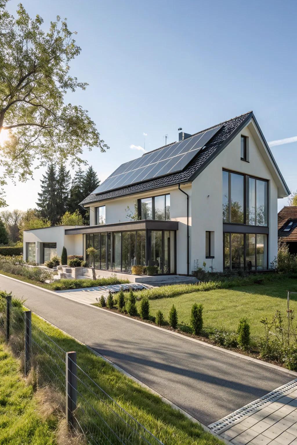 Passive houses prioritize energy efficiency and sustainability.